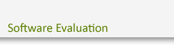 Software Evaluation