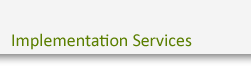 Implementation Services